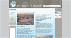 Desktop Screenshot of dierbareherinneringen.nl